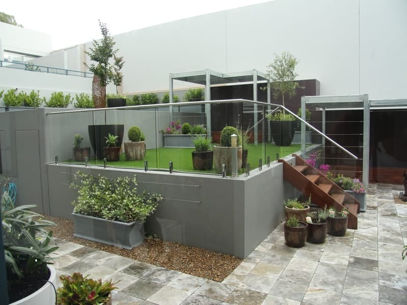 modern two storey landscaping design gallery 1